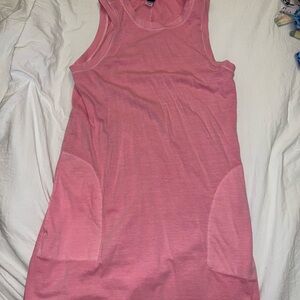 Sleeveless Pink tshirt dress